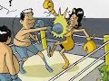 Crise politique caricatur�e
