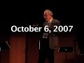 Dr. Ron Sider Talks Poverty