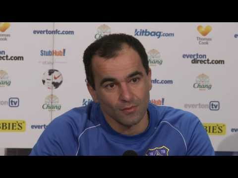 Roberto Martinez's pre-Southampton press conference
