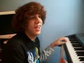 Justin playing A little bit longer on the piano Justin playing A little bit longer on the piano