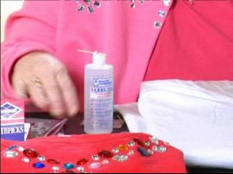 how to apply rhinestones to clothing