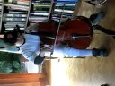Ryland Playing Cello 4-19-08 Ryland Playing Cello 4-19-08
