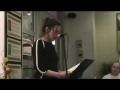 Miranda Mellis reading from The Revisionist at McNally Robinson in NYC, March 26, 2008
