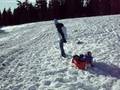 videos de Luke's 1st sleigh ride at Timberline Lodge