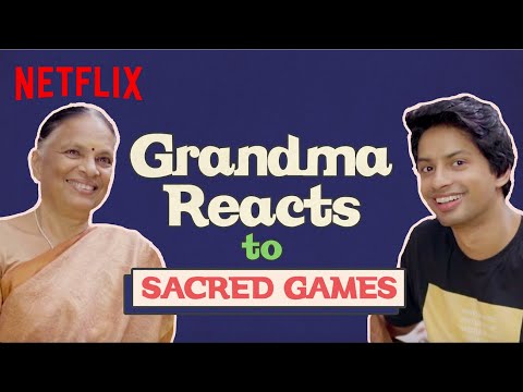 Indian Grandma Reacts To Sacred Games | Netflix
