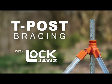 Fencing 101 - Building T-Post Corner Braces with LockJawz 