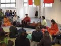 Ananda plays mridungam at Milan Yoga festival