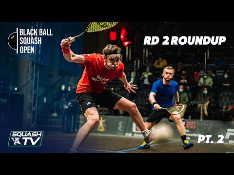 Squash: CIB Black Ball Open 2020 - Men's Rd2 Roundup [Pt.2]