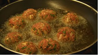 Hackfleischbällchen aus Rindfleisch Hackfleischbällchen aus Rindfleisch