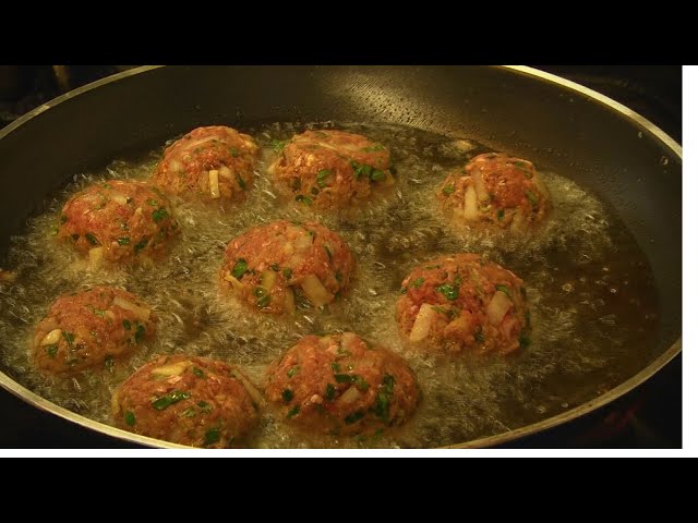 Hackfleischbällchen aus Rindfleisch