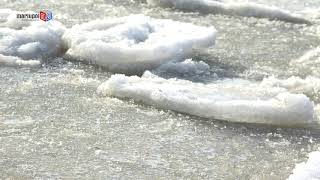 Азовское море покрылось льдом