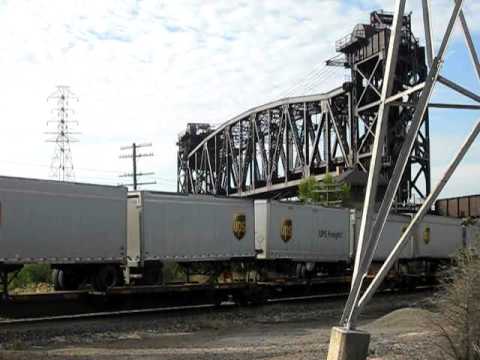EJ&E Bridge 198 Raising over the canal