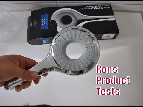 GROHE Rainshower Icon 100 Handbrause 27375000 Test und Funktion der stylischen Dusche