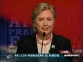 afl cio democratic debate aug 07 2007 part 2