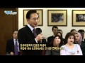 South Korea's President along with Hallyu star Kim Jaejoong, meet with students in Ankara, Turkey