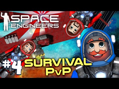 Space Engineers PVP Ep4: Space Engineers Vs Space Pirates