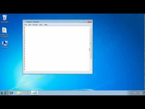 Learn Basics Window NOTEPAD Techniques - Personal Computer Tutorial