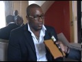 le pr�sident ali bongo ondimba re�oit le fran�ais teddy riner, champion de judo, dans le cadre de la nuit des arts martiaux.