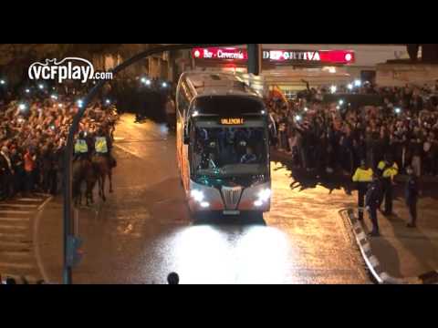 Valencia CF: Así ha sido recibido el autobús del equipo #WeLoveMestalla