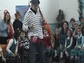 New dog training performance at school