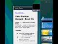 Vista Gadget - Blank windows bug Vista Gadget - Blank windows bug
