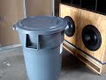 Kove Armageddon KMG-X15's Pushing Garbage Can With Sound