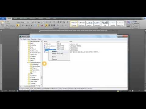 Disable Automatic Activation Feature in Windows 10 / 8 / 7 (Microsoft Office 2010 Activation Wizard)