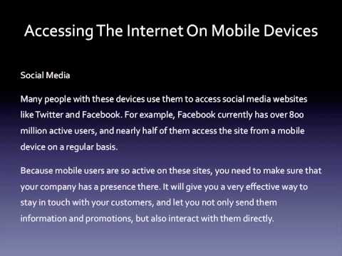 how people use mobile devices to access the internet