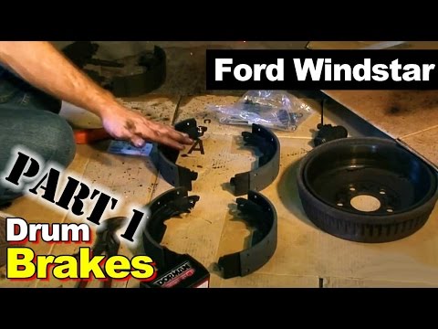 2002 Ford Windstar Rear Brake Hardware Repair Part 1