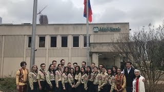 Armenian Flag raising ceremony at the town Fort Lee, NJ