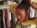 Loc Updo with No Pins Loc Updo with No Pins