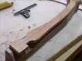 Wood Cabriole Stool Leg On The Lathe