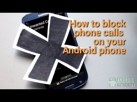 how to block a number on sony xperia