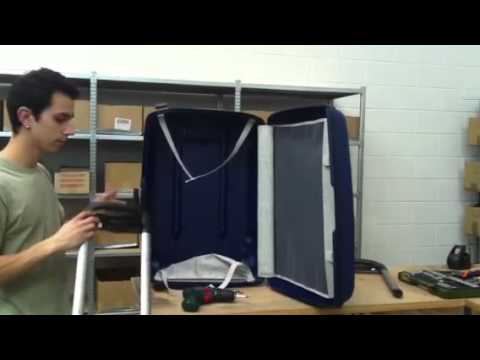 how to repair suitcase handle