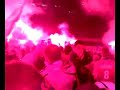 Le virage nord Bad Gones en feu (fumig�nes) OL/Lens 2007