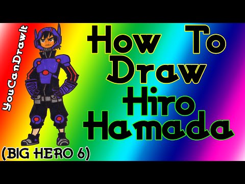 how to draw hiro hamada
