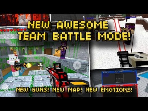 Pixel Gun 3D (Minecraft Style) Multiplayer iOS Review (Team Deathmatch)