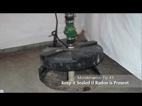 how to vent sump pump pit