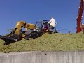 Cat stuck on silage pit 2 Cat stuck on silage pit 2