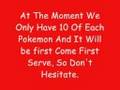 Pokemon Give-Away (1 Gold/Silver Starter Free) d/p