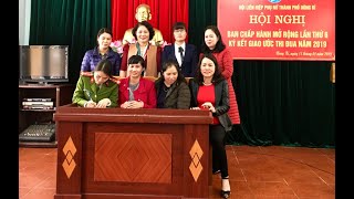 Hội LHPN thành phố Uông Bí kiện toàn công tác cán bộ