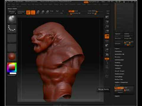 how to attach head to body in zbrush