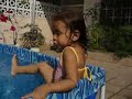 Ana Lucia in the pool Ana Lucia in the pool