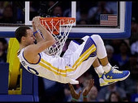 Video: Stephen Curry Drives, Slams, and Hangs