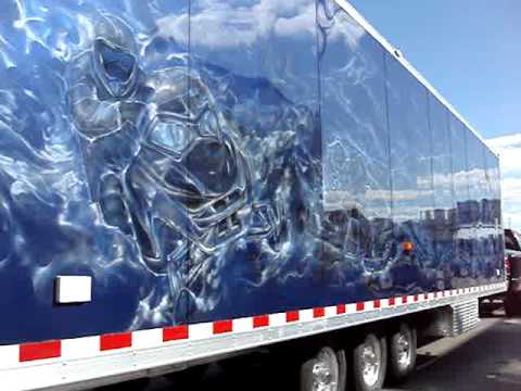 Chicago Cubs Pitcher Carlos Silva's Snow Mobile Trailer