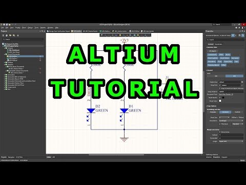 Tutorial 1 for Altium Beginners: How to draw schematic and create schematic symbols