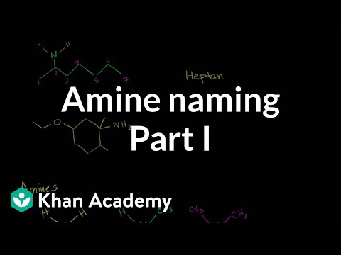 Organic chemistry: Amines