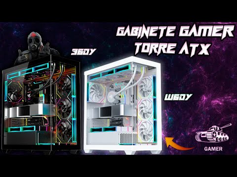 Vídeo de demonstração - Gabinete Gamer Torre Branca | CGW6DY