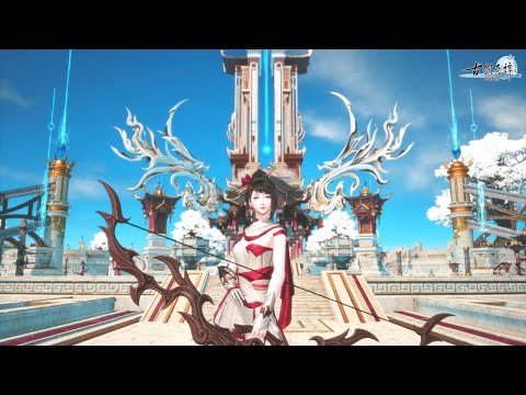 Swords of Legends Online 古剑奇谭OL - Archer 朝弦 New Class vs Story Gameplay - Big Update