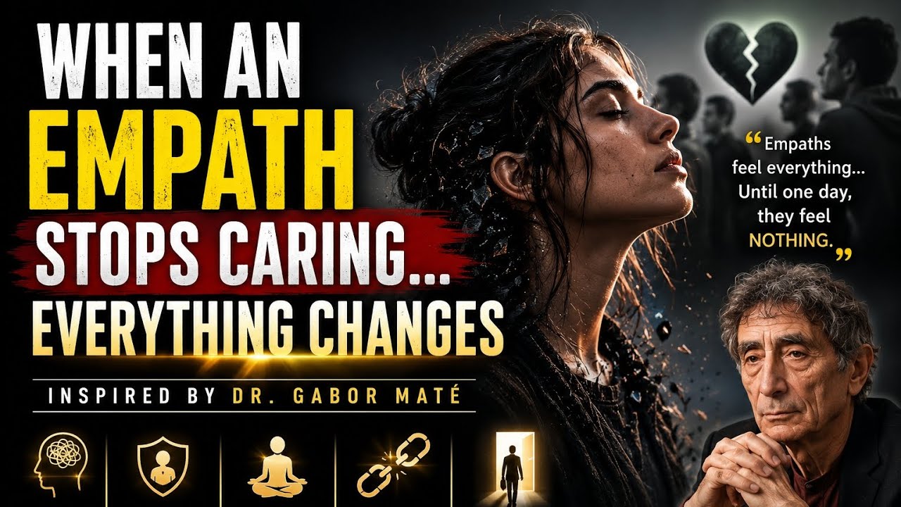 When an Empath Stops Caring… Everything Changes | Inspired by Dr. Gabor Maté